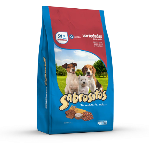 Sabrosito perro adulto 15 Kg.