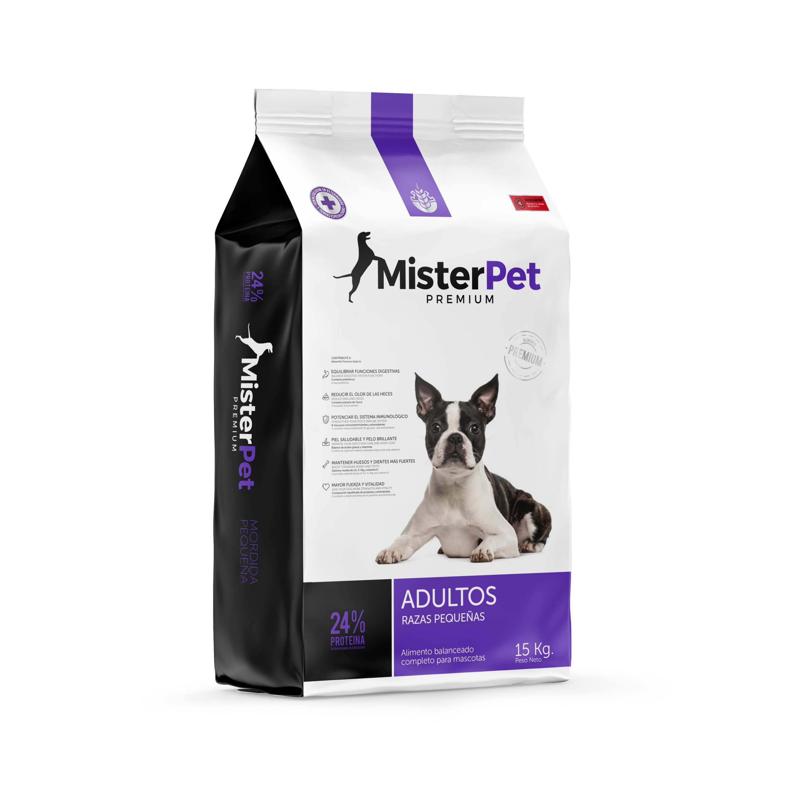 Mister pet adulto M.p. 15 Kg.