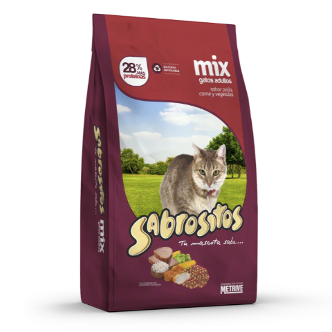 Sabrosito para gatos mix 10 Kg.