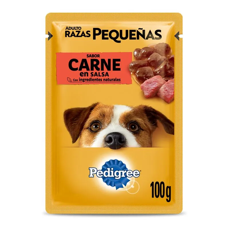 Pedigree pouch razas pequeñas carne