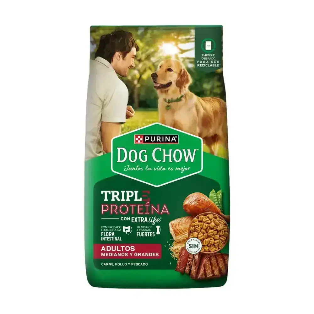Dog chow adulto Mg. 21 + 3 Kg.