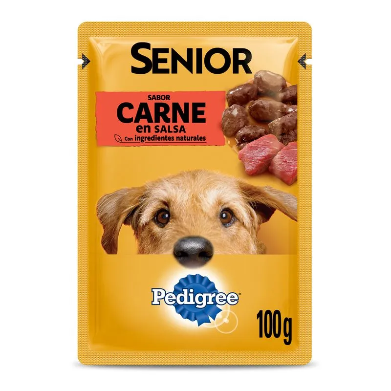 Pedigree pouch senior carne