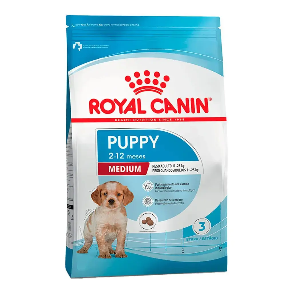 R.C. Medium puppy 13 + 2 Kg.