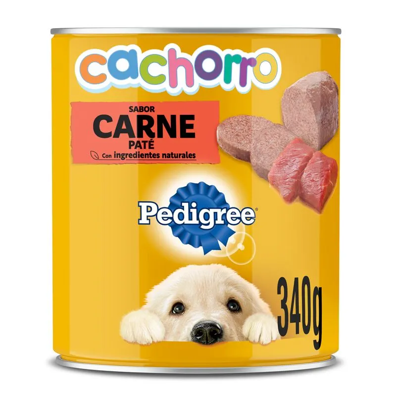 Pedigree lata cachorros carne