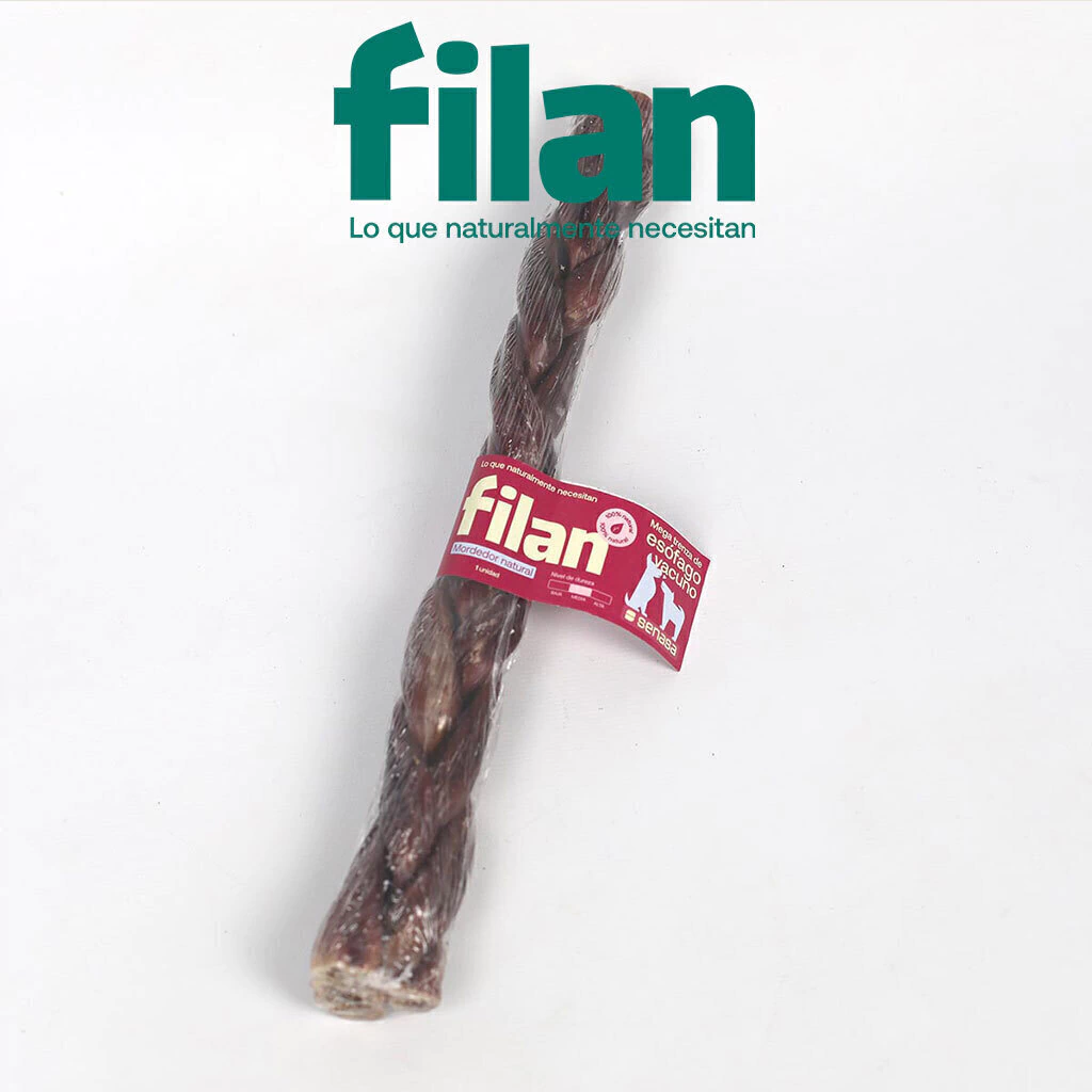 Filan mega trenza de esofago vacuno
