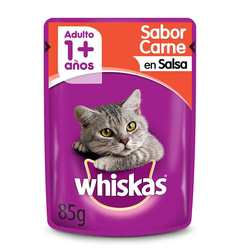 Whiskas pouch adulto carne